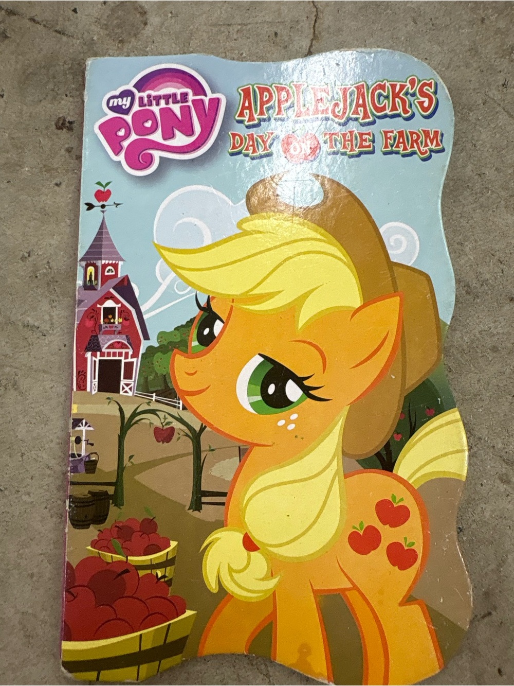 My Little Pony Applejack's Day on the Farm Board Book Bendon 2014 Illustrated
